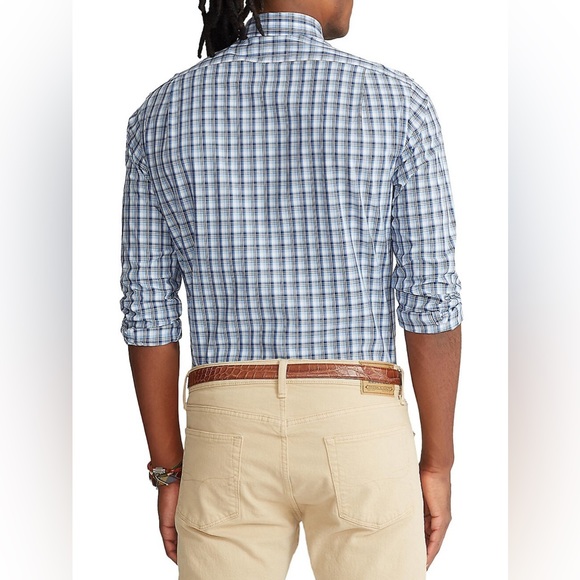 NWT Polo Ralph Lauren Classic-Fit Plaid Poplin Shirt - Size L - Picture 3 of 15